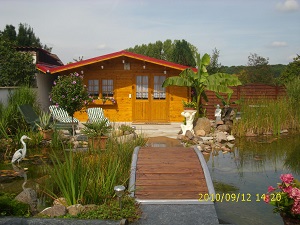Gartenhaus am Teich